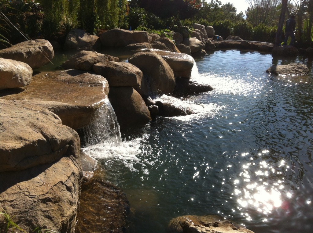 Waterfalls in Hope Ranch, Santa Barbara